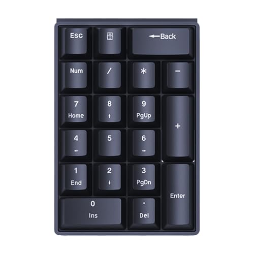 ポータブル効率の再定義 テンキー - 正確な財務入力 メカニカル多機能 |ラップトップ PC デスクトップ ノートブック会計士財務アナリスト プログラマー簿記用有線テンキー プラグイン NKA4MD97II4R0RCZAF