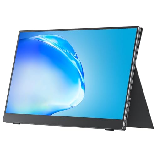 cocopar USB-C ポータブルモニター - 15.6インチ FHD HDR FreeSync Zero Frame USB-C コンピューターディスプレイ デュアルType-C Mini HDMI付き ノートパソコン PC 電話 Mac Surface Xbox PS5スイッチ用 カバー付き VESAマウント Y156FH7S