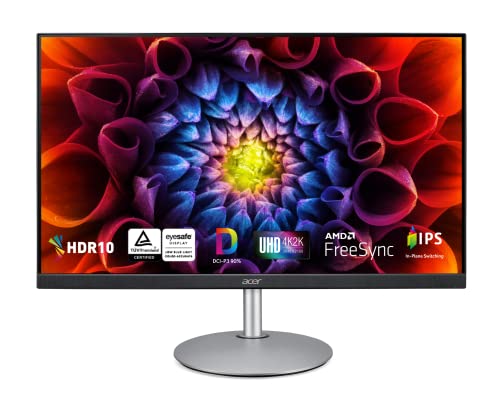 acer CBL282K smiiprx 28インチ UHD 4K (3840 x 2160) IPSフレームレスモニター | AMD FreeSyncテクノロジー | 90% DCI-P3 | Ergoスタンドモニター | TUV/Eyesafe | ディスプレイポート1個 & HDMI 2.0ポート2個
