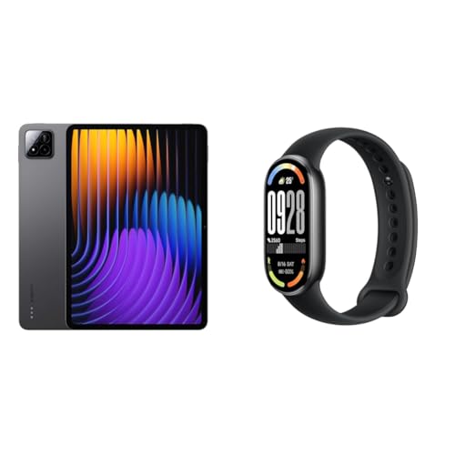 xiaomi 【セット買い】Xiaomi Pad 7 8G+128G グレー 3.2K 144Hz高精細ディスプレイ 800nits Snapdragon 7+ Gen3 Xiaomi HyperOS 2搭載 8850mAhバッテリー + Smart Band 10 スマートウォッチ 1.72大画面体験 輝度1500nits 強化されたスイミングモード 24時間健康管理 ミッドナイトブラック
