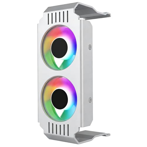 CPU 空冷クーラー | 静音 デュアル 120mm ファン ラジエーター 小型 | 調節可能 発光 小型 冷却ファン - 家庭用 コンピューター 室内 ゲームルーム 向け 熱放散冷却 PMEDOMJR79JIDL7T