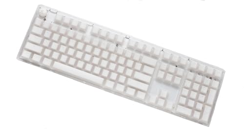 Ducky One 3 Aura クリアホワイト ホットスワップ RGB ダブルショット ABS メカニカルキーボード (チェリーMXシルバー) DKON2108ST-PUSPDAWWWWC1