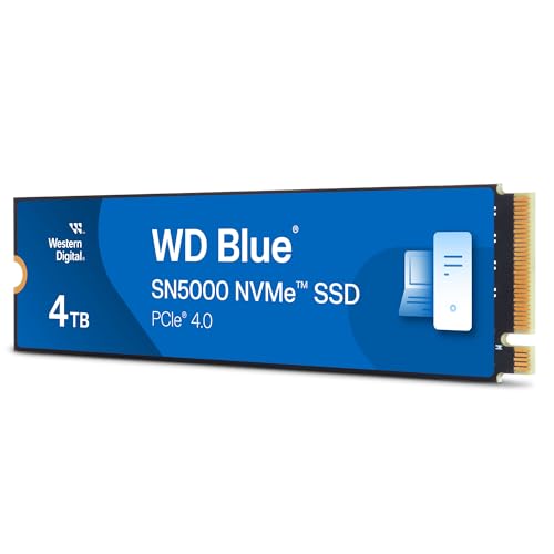 ウエスタンデジタル M.2 2280 NVMe 4TB｜Western Digital WD BLUE SN5000 (読取り WDS400T4B0E-EC