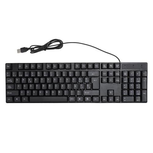 Diyeeni 104キー 人間工学デザイン USB 有線ゲーミングキーボード K1800 マイノリティ言語キーボード 5フィート1.5mケーブル付き オフィス、コンピューター、ノートパソコン用 (スペイン語) Diyeenicok84gsxmy-13
