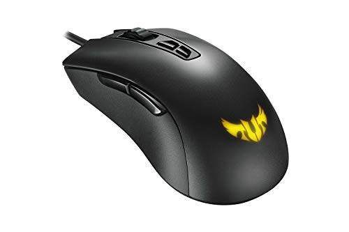 ASUS TUF Gaming M3 Ergonomic Wired RGB Gaming Mouse with 7000-dpi Sensor, Lightweight Build, Durable Coating, Heavy-Duty switches, Seven programmable Buttons and Aura Sync 90MP01J0-B0UA00