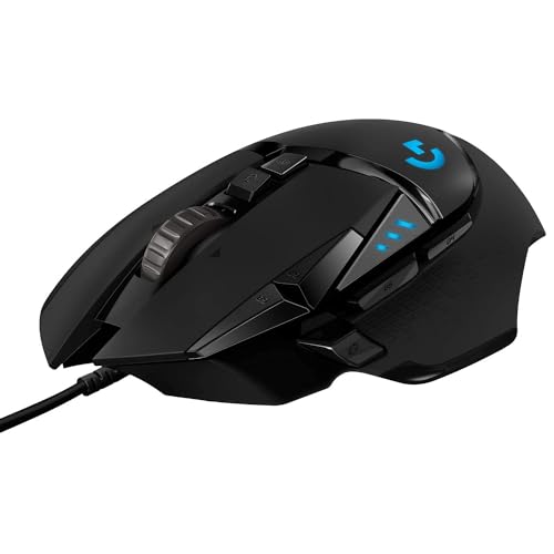 Logitech G 502 Hero ハイパフォーマンス 有線 ゲーミングマウス Hero 25Kセンサー 25,600DPI RGB ウェイト調整可能 11ボタン オンボードメモリ PC/Mac 4個入り