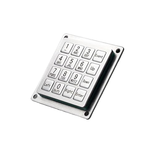 Metal Stainless Steel Keyboard, Compact 16-key Mini Numeric Keypad(USB) BFACNEBSS-7ACA5EC6