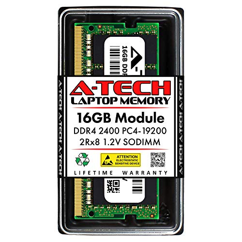 A-Tech 16GB RAM Acer Spin 3 SP314-53N用 | DDR4 2400MHz PC4-19200 SODIMM 260ピン メモリアップグレード