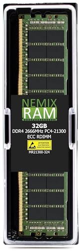 NEMIXRAM 32GB DDR4-2666 RDIMM 2Rx4 Memory for ASUS KNPA-U16 AMD EPYC 7000 Series by Nemix Ram