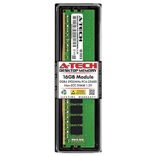 A-Tech 16GB RAM ASUS ExpertCenter D5 Tower D500TA デスクトップ用 | DDR4 2933MHz PC4-23400 DIMM 1.2V 288ピン 非ECC UDIMM メモリアップグレード