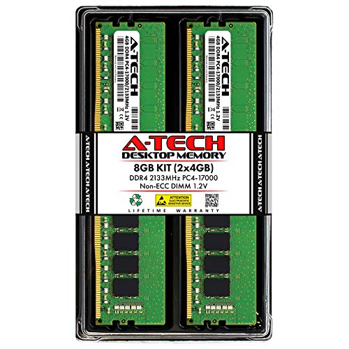 A-Tech 8GB キット (2x4GB) RAM Dell OptiPlex XE4 SFF用 | DDR4 3200MHz PC4-25600 DIMM 1.2V 288ピン ノンECC UDIMM メモリアップグレード