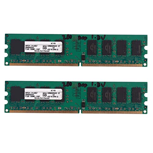 Mujapen 2X 2GB DDR2 PC2-6400 800z 240ピン 1.8V デスクトップのDIMMメモリRAM 、用(2GB/800,W) メモリ 2GB 2GB
