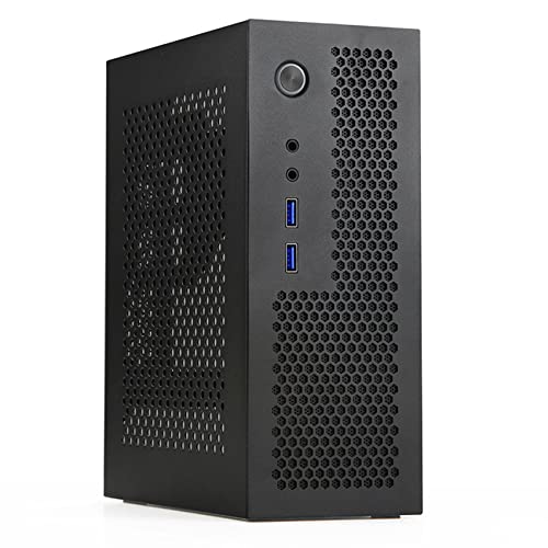 Wsikafxn Axiate A09 HTPC ミニ ITX ゲーミング PC シャーシ デスクトップ シャーシ USB3.0 家庭用 ブラック