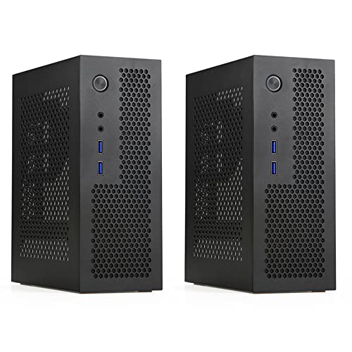 Wsikafxn Muutary 2X A09 HTPC ミニ ITX ゲーミング PC シャーシ デスクトップ シャーシ USB3.0 家庭用 ブラック