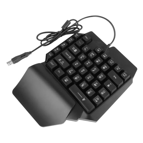 CAXUSD 左手用 ゲーミングキーボード 39キー プラ製 バックライト付き 家庭用ゲーム DH4LBH027BYD7I3245Y5ORJ8