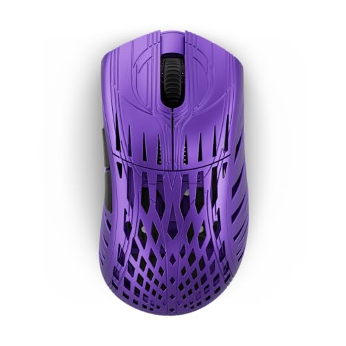 Pwnage ストームブレーカー マグネシウム ゲーミングマウス V3 – Nyomi Purple限定版 超軽量人間工学ワイヤレスマウス 8Kポーリング 36K DPI ゼロセンサー センサー位置調整可能 Pro FPSマウス