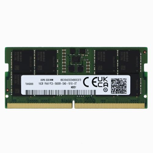Adamanta ファクトリーオリジナル 16GB (1x16GB) MSI Stealth 15 A13V, A13VE, A13VF Gaming Laptop DDR5 5600MHz PC5-44800 SODIMM 1Rx8 CL46 1.1v 262ピン ノートブック メモリ RAM アップグレード Adamanta AM62SE12G64SA-WP