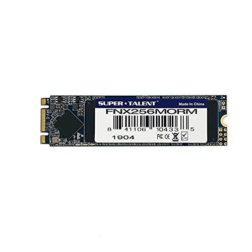 SUPER TALENT M.2 SATA 256GB｜Super Talent B07QYGFCQF FNX256MORM