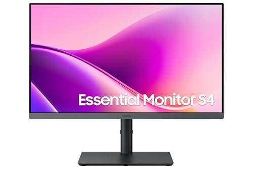 サムスン Samsung 24インチ FHD S4 ビジネスモニター 100Hz リフレッシュレート ゲーミングモード IPSパネル エルゴノミックデザイン LS24F434UANXZA [カナダ版] (2025)
