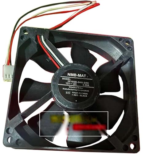 zyvpee ® 92MM NMB 3610SB-04W-B59 12V 0.2A 3ワイヤー 9CM 冷却ファン 92x92x25mm