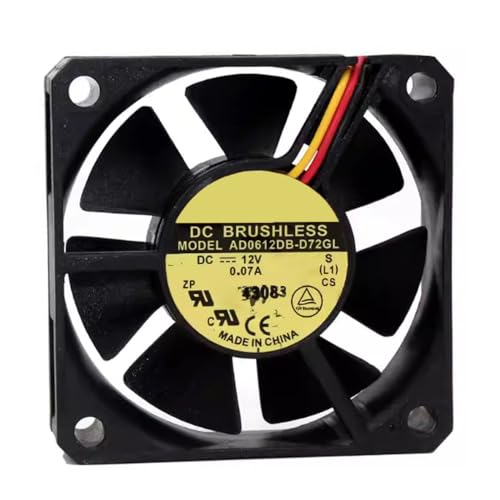 ファン 用ラ ADDA AD0612DB-D72GL DC12V 0.07A 3線式冷却ファン用 JKL AD0612DB-D72GL