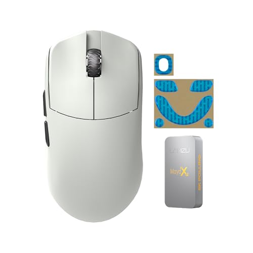 ラムズ (Lamzu) MAYA X ゲーミングマウス Cloud Gray 1セットソール追加版 8Kドングル付属 日本正規代理店保証
