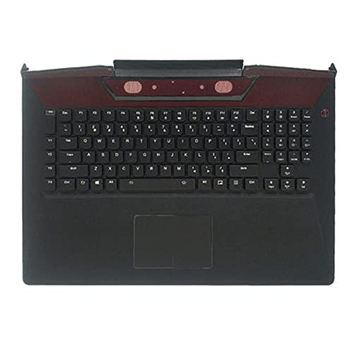 fqparts 汎用 キーボードの縁にハウジング & タッチパッド & キーボード に適合する For Lenovo ideapad Y900-17ISK Color ブラック 米国英語のレイアウト Y900-17-CKE-HS0702