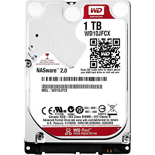 Western Digital WD Red WD10JFCX 1TB 2.5インチ 内蔵ハードドライブ WD10JFCX-50PK