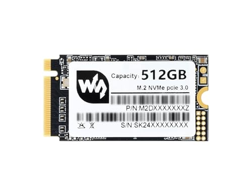 WaveShare M.2 NVMe 512GB｜WaveShare B0DP2NP4WY SK-NVME 2242 512G-M.2