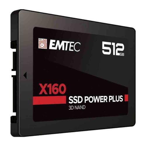 EMTEC 2.5インチ 512GB｜Emtec X160 シリアルATA III QLC 、3126170170637 ECSSD512GNX160