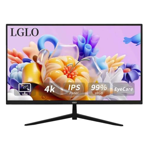 LGLO 27インチ 4K UHD モニター デュアルモード 4K 60Hz/2K 144Hz IPSパネル ボーダーレスデザイン HDR400 99%sRGB デザイン&ゲームに最適 HDMIとDisplayPortの接続に最適 M-27Z1A1