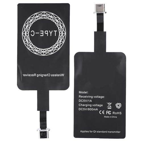 Cuifati Qiレシーバー薄型ワイヤレス充電レシーバー、1000mA充電電流自己粘着ステッカー用ユニバーサル充電器レシーバー、、、VIVO携帯電話用