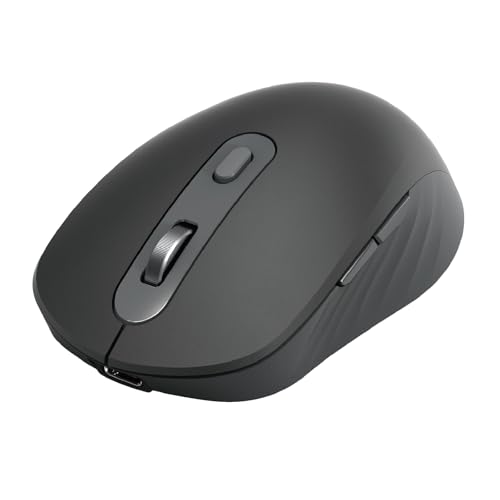 ELECOM エレコム OSMOD Six USB無線 Bluetooth 充電静音マウス 6ボタン Mサイズ マウス 無線2.4GHz マルチ接続 充電式 ブラック ELECOM M-MY35MBSABK