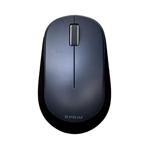 ELECOM エレコム マウス ワイヤレス (レシーバー付属) Mサイズ 3ボタン BlueLED EPRIM ブラック M-DY12DBXBK