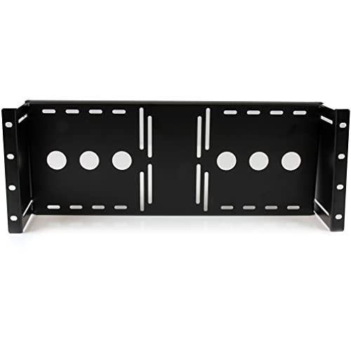StarTech.com VESAマウントアダプタ 19インチラック/キャビネット用 VESA規格LCDモニタ取付金具 ANSI/EIA RS310-D準拠 RKLCDBK