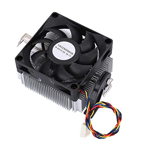 Plyisty ブラック 優れた放熱性能 12V 2200RPM CPUファン ノイズなし CPU冷却ファン CPUクーラー AM2 AM3 AM3+ FM1 FM2 FM2+用 Plyistys9fua1md5b