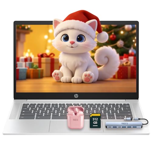 HP Business & Education Chromebook – 安全なクラウドファーストワークフロー用に設計。IntelプロセッサーN200 128GB UFS+512GB SDカード