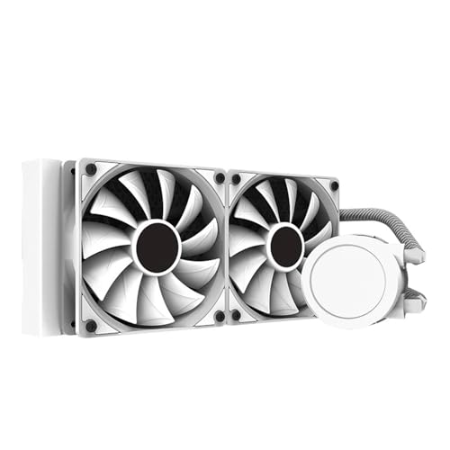 WHWRCADV ID-Cooling FROST/PINK/ZOOM/AURAFLOW240/360ホワイトCPU水冷120放熱(フロストフロー X 240スノー)。