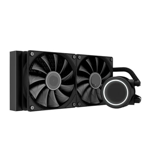 WHWRCADV ID-Cooling FROST/PINK/ZOOM/AURAFLOW240/360 ホワイトCPU水冷120放熱(フロストフロー X 120ブラック)