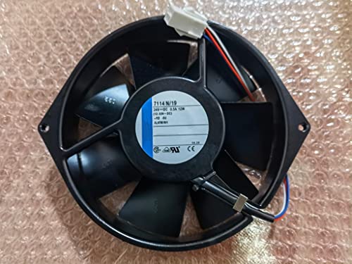 Lawrence.Brown DC24V 0.5A 12W 7114N/19 17238 172mm 3ワイヤー オールメタル 高温耐性冷却ファン