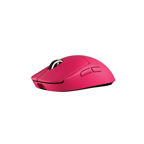 Logitech G PRO X Superlight 2c ワイヤレスゲーミングマウス 53g プログレード コンパクトマウス プログラム可能なボタン5個付き USB-C充電 44K DPIセンサー PC/Mac用 最大8kHzのレポートレート ピンク