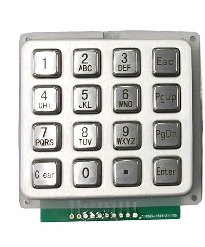 16 キーマトリックスインターフェイスミニコンパクトパネルマウント金属キーパッドパスワードロック解除ドアシステム(L2-Non-Backlight) SBNENANOU-3DEE3F85