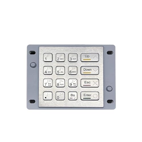 金属製テンキー、セルフサービスキオスク用金属製防水キーパッド(Flat cable connector) BEBAADAEF-1D51E375