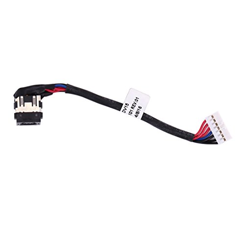 QIANZHIHAO携帯電話部品 携帯電話交換部品 Dell Inspiron用DC電源ジャックコネクタフレックスケーブル15 / N5050 / N5040 / M5040 / 3520 09