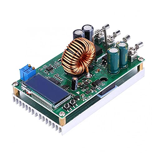 Rakstore 20A 7-50V - 0-36V ステップダウンモジュール LCD デュアルディスプレイ 調整可能 DC-DC 電源ユニット バックコンバーター 電圧レギュレータ