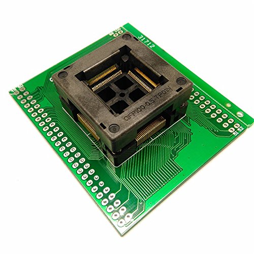 ANDK tqfp100 fqfp100 qfp100 to dip100プログラミングソケットピッチ0.5 MM ICボディサイズ14 x 14 mmテストアダプタ 5-TP