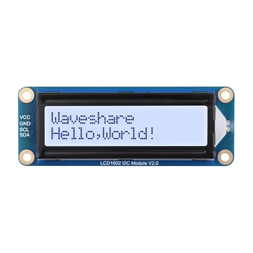 TUOPUONE LCD1602 I2Cモジュール 32文字液晶 I2C通信 3.3V/5V対応 バックライト調整可能 Raspbery Pii Raspbery Pi Pico、Jetson Nano、ESP32、arduino対応 (グレー) LCD1602 I2C Module (Gray)