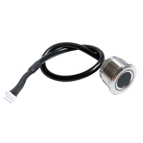Mcbridenty R503Pro 1500 容量ラウンド RGB LED コントロール DC3.3V 容量性指紋モジュール センサー スキャナー、アクセス コントロール用、UART 耐久性があり、簡単にインストールできます 00422267A2