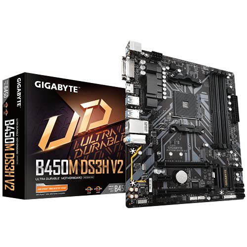 GIGABYTE B450M DS3H V2 AMD AM4 ???? B450 ??????