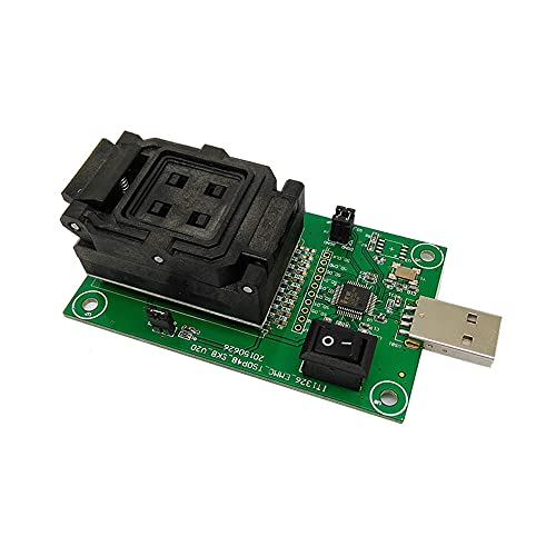 Rakstore EMMC153 EMMC169 テストソケット USBリーダー 11.513 mm IC NANDフラッシュテスト データ回復プログラミングアダプター 0.5mmピッチ